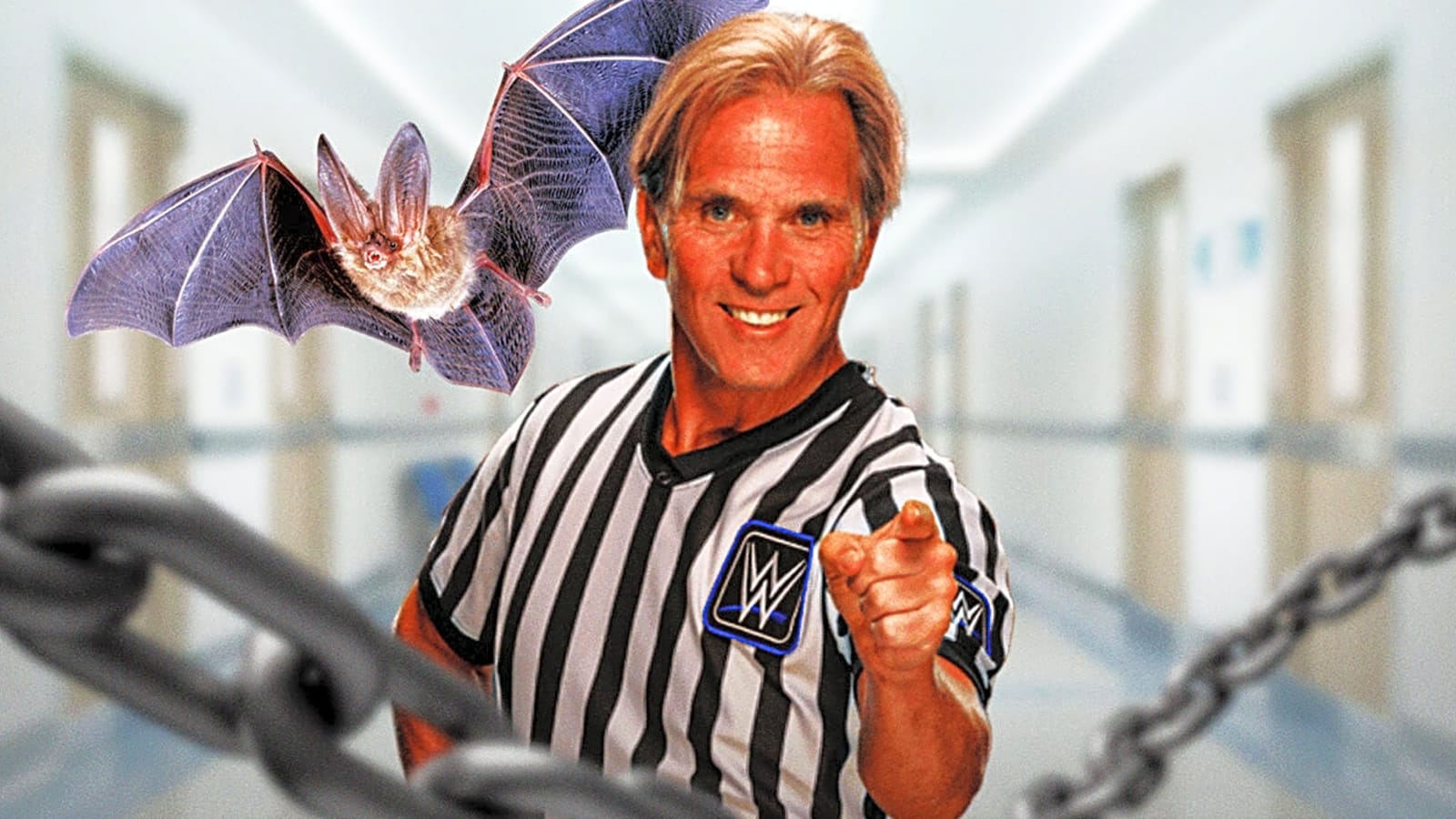 WWE referee rushed to ER after scary bat incident