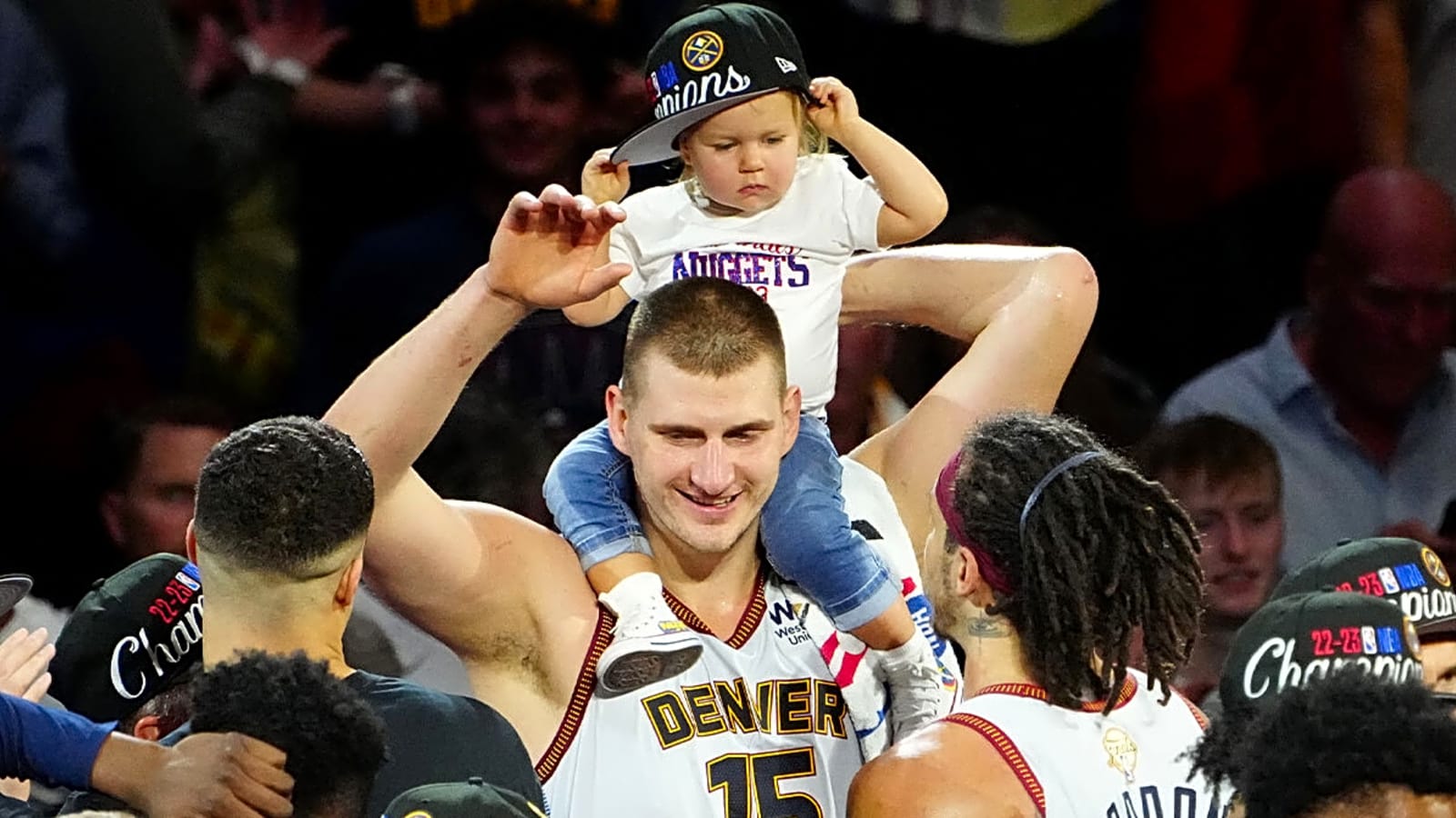 Nuggets fans can’t get enough of Nikola Jokic’s reaction to horse’s win
