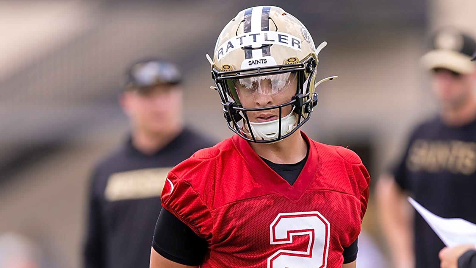 Saints’ Spencer Rattler gets testy on losing QB job to Caleb Williams at Oklahoma