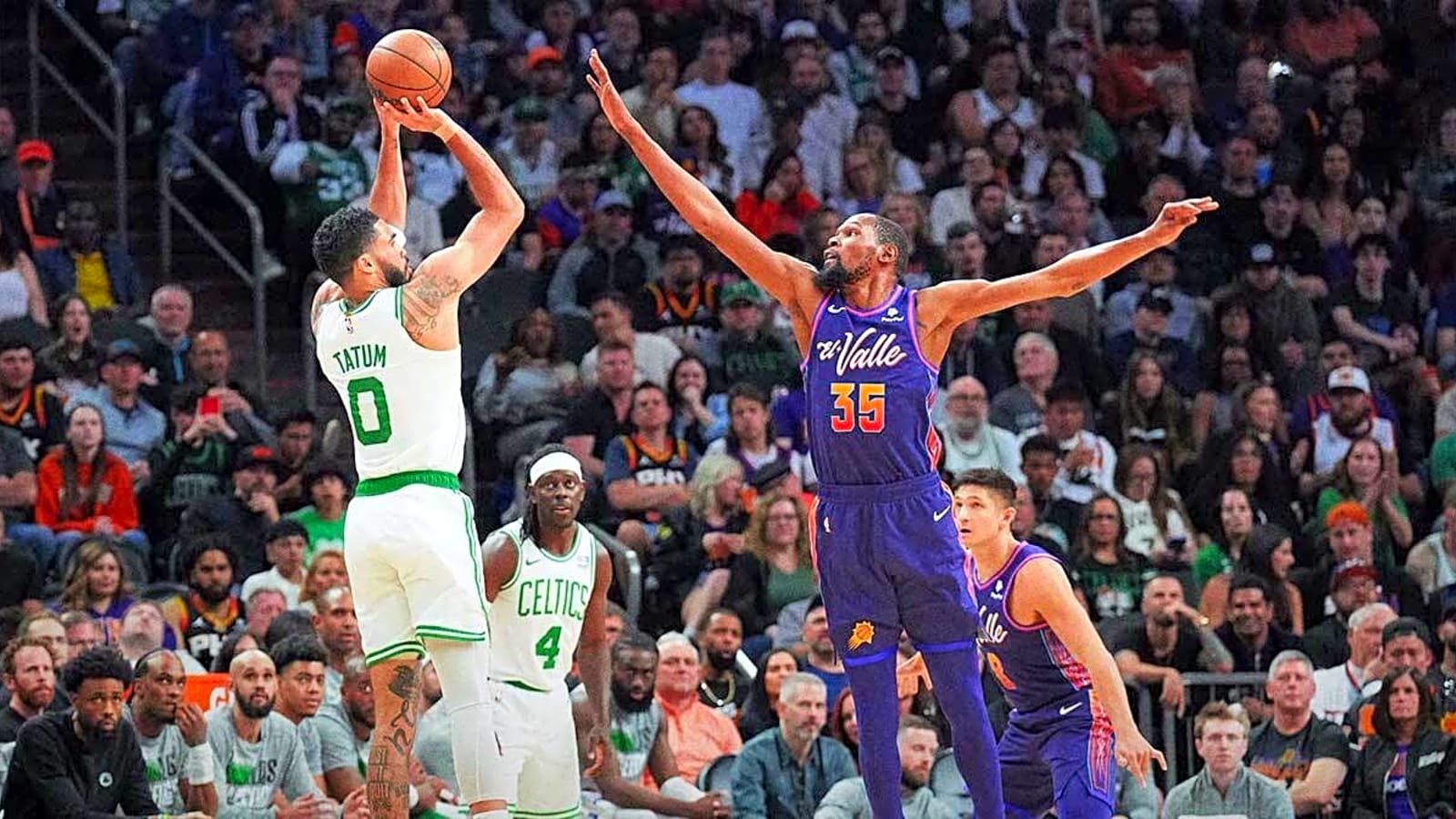 Kevin Durant’s ‘insane’ reaction to Celtics star Jayson Tatum’s workout video
