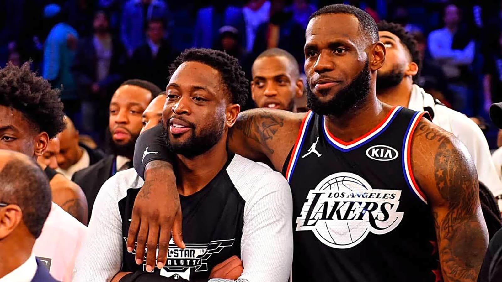 LeBron James shares moment with Dwyane Wade at 2025 HOF