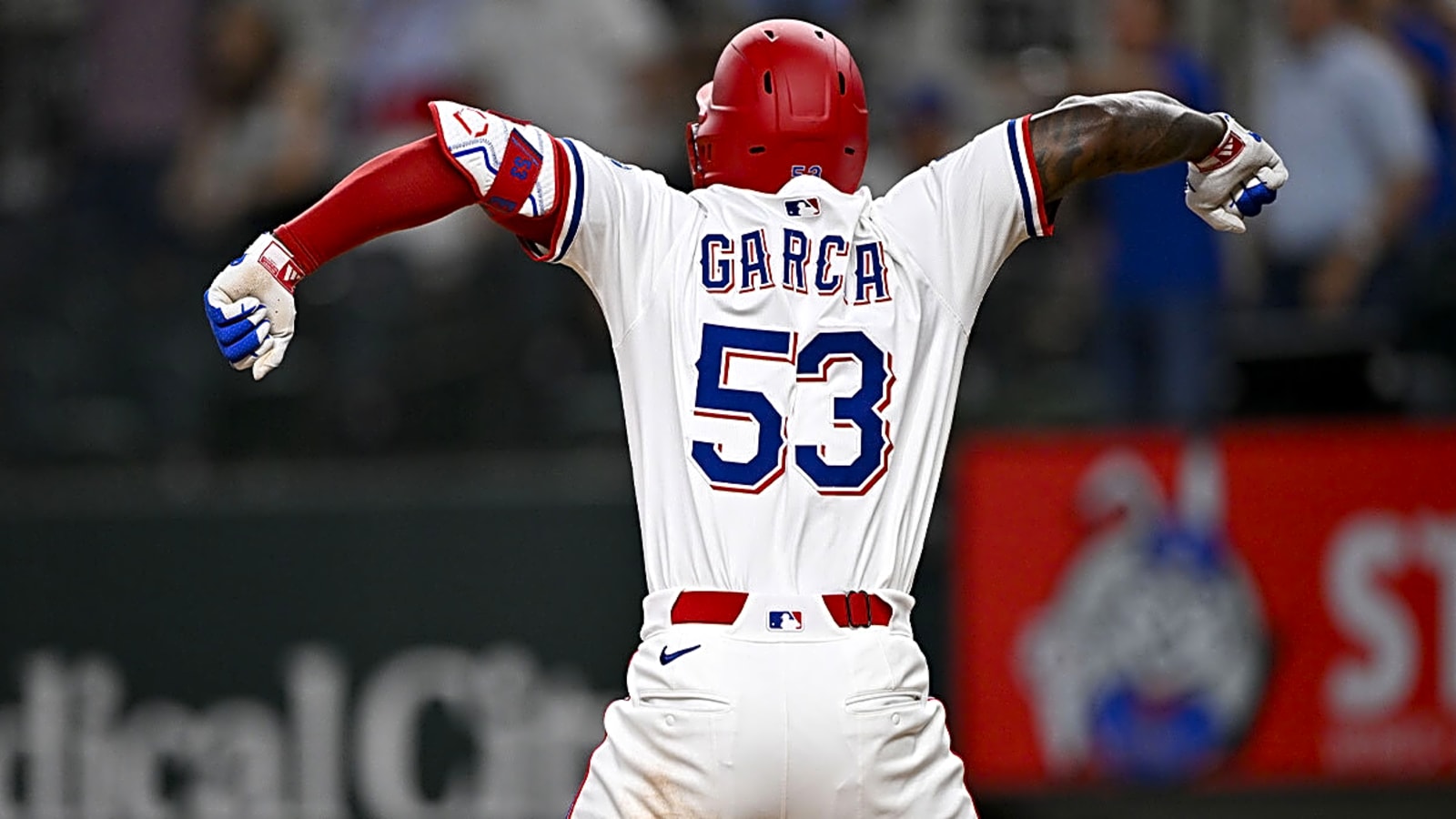 Adolis Garcia’s home run celebration will have fans hyped