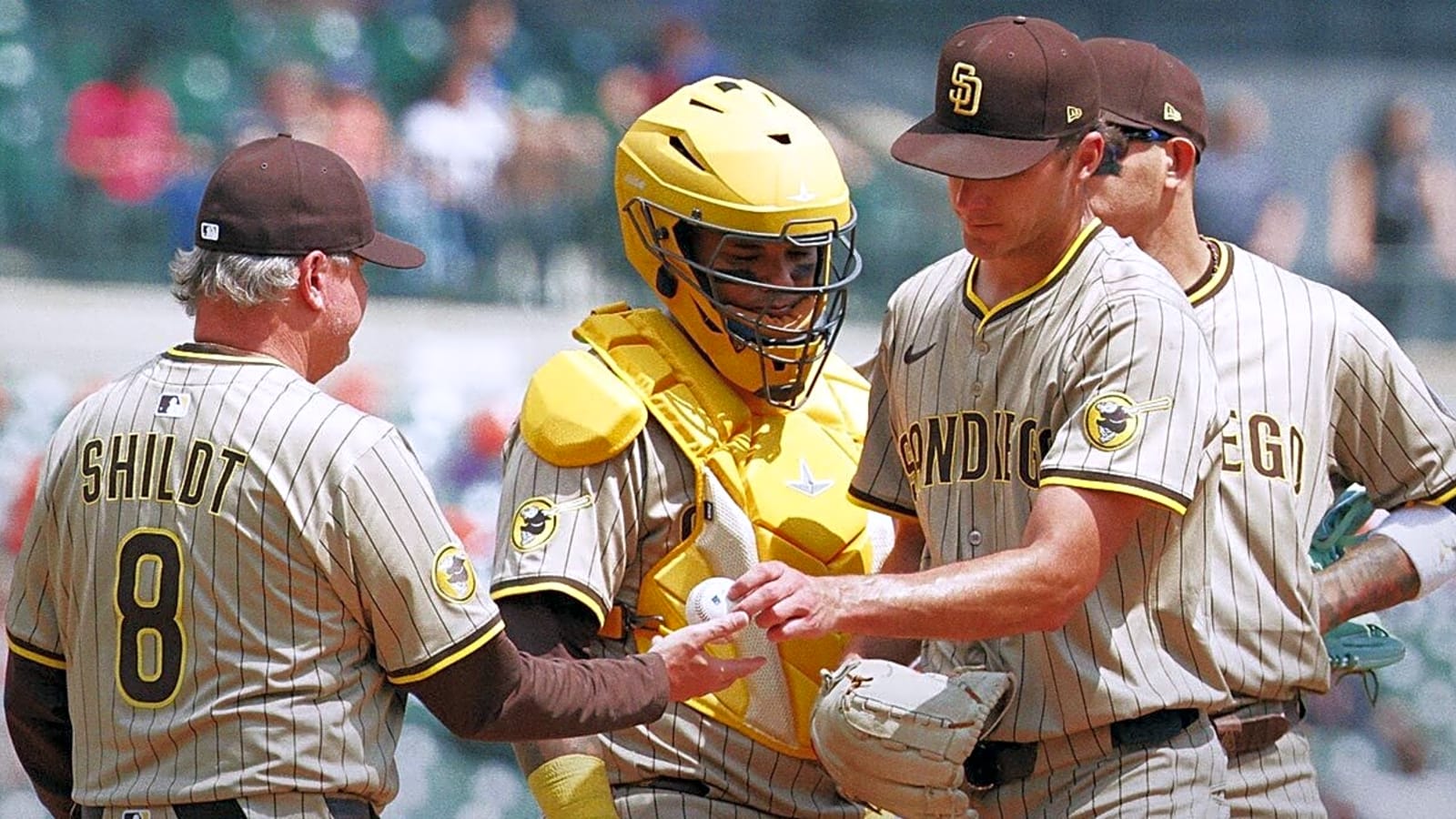Padres make pitching demotion before Rays clash