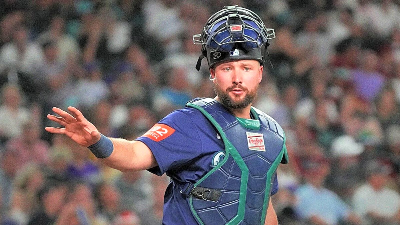 Mariners’ Cal Raleigh reacts to catching GOAT’s ‘attention’