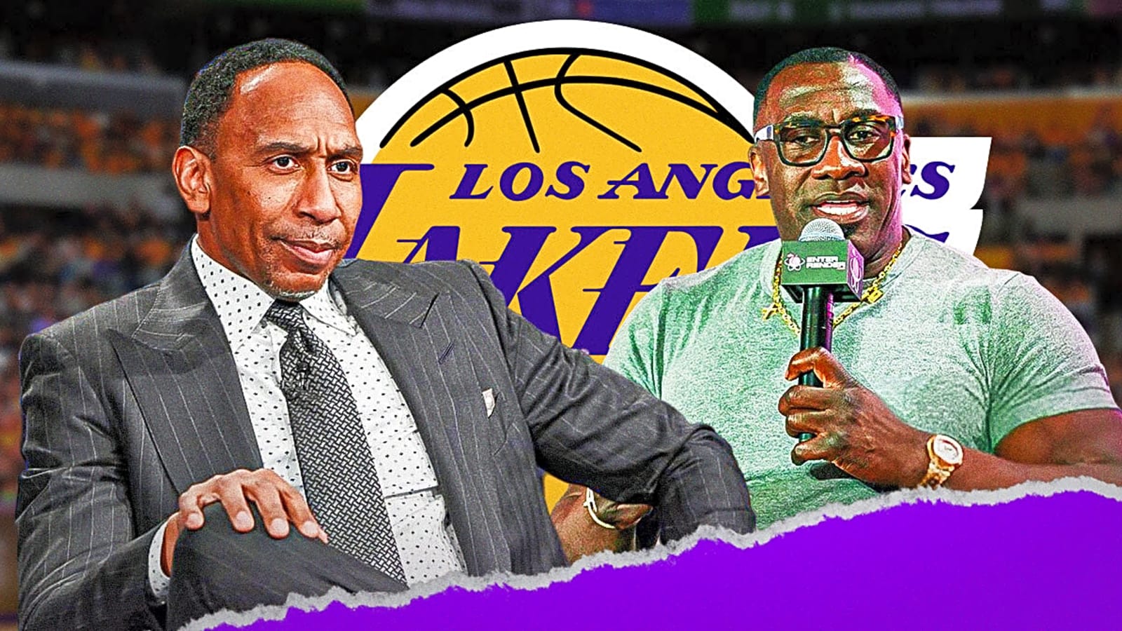 Stephen A. Smith trolls Shannon Sharpe after Lakers embarrassing Game 1 loss