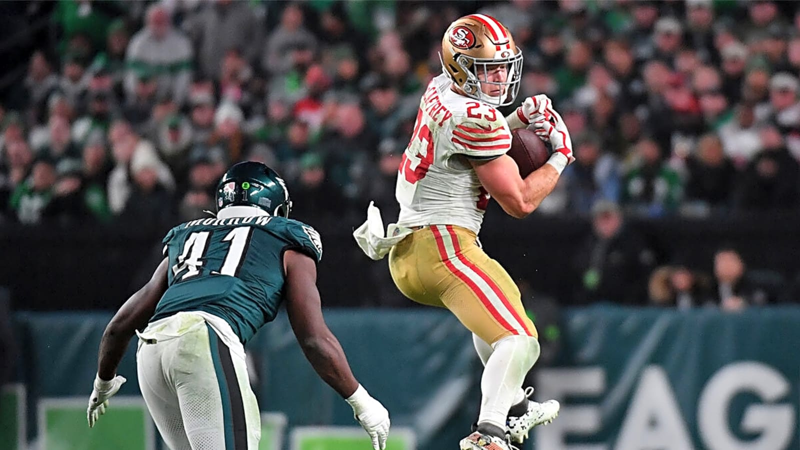 Christian McCaffrey welcomes Saquon Barkley to the running back Madden family