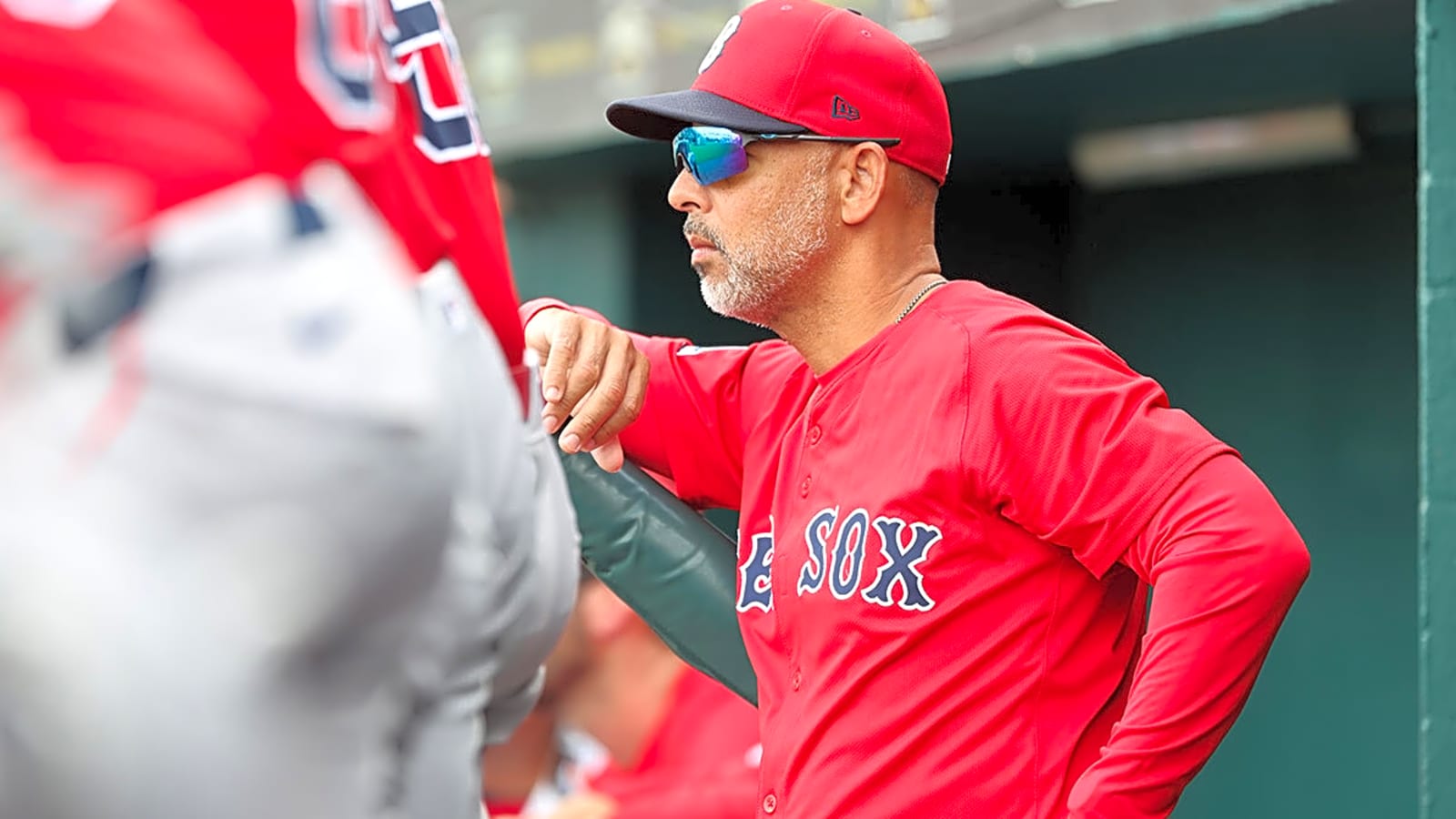 Red Sox manager Alex Cora gives Yankee Stadium props before Wild Card Series