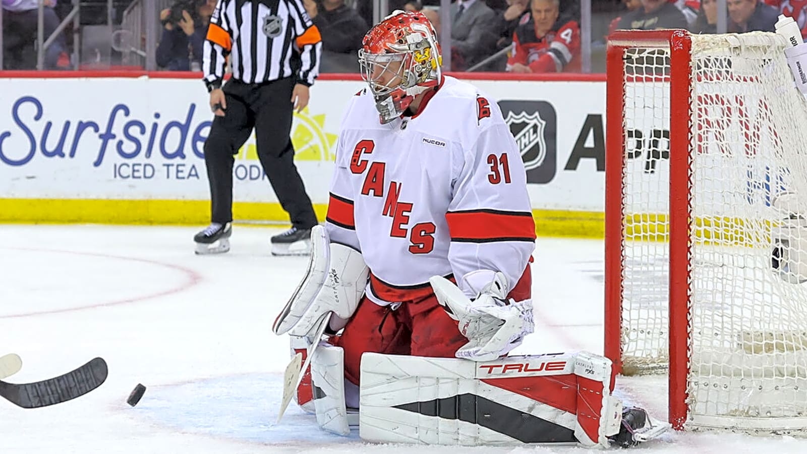 Hurricanes hit with discouraging Frederik Andersen injury