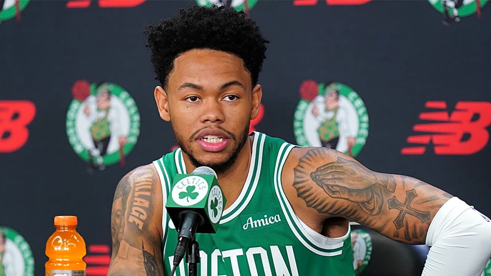 What Celtics’ Joe Mazzulla told Anfernee Simons about his ‘bad’ defense