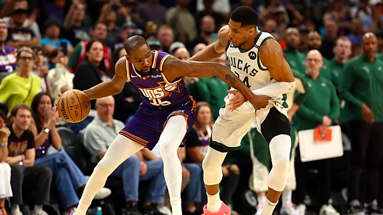 Bucks star Giannis Antetokounmpo’s 2-word post after Kevin Durant trade