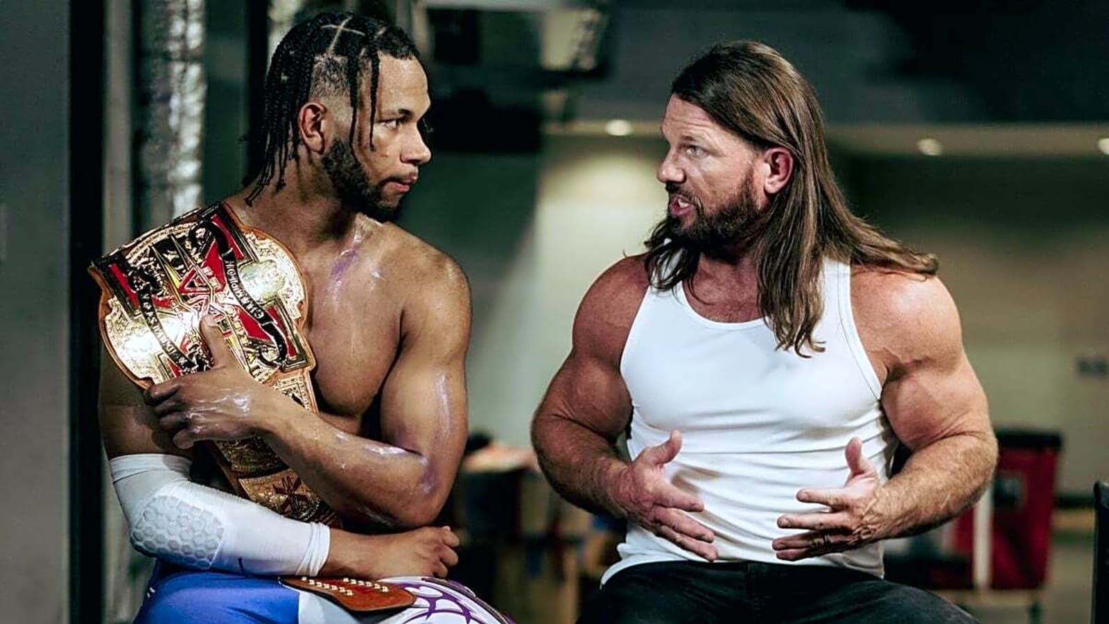 Match Point: AJ Styles And Dragon Lee vs TNA’s Leon Slater And NXT’s Je’Von Evans