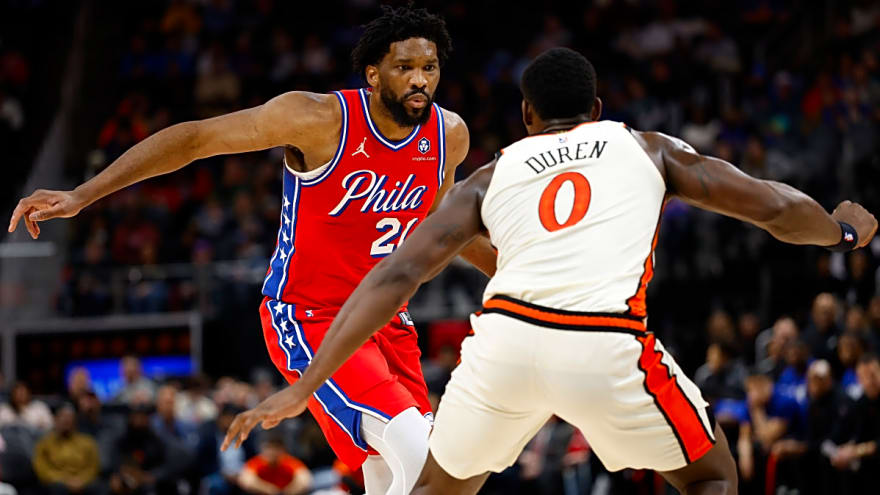 Final Injury Report for Pistons-76ers: Will Jalen Duren, Joel Embiid Play?
