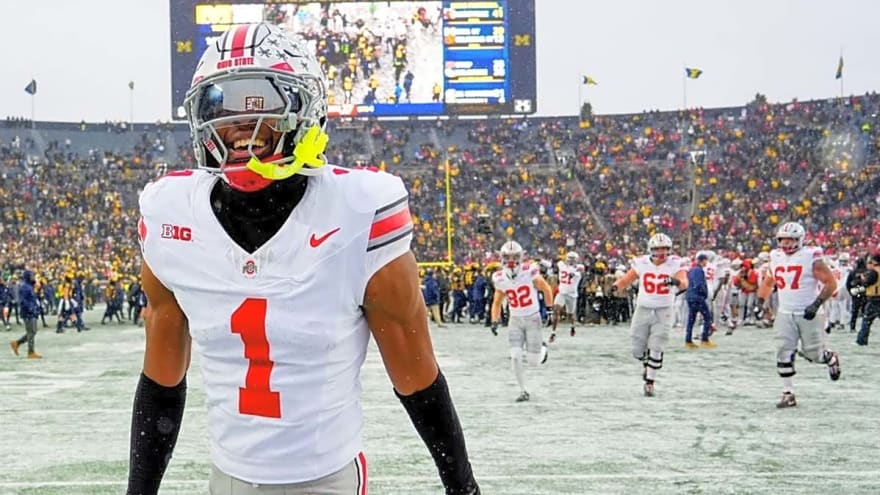 Who the Ohio State Buckeyes would have to play in the latest College Football Playoff rankings after win over Michigan