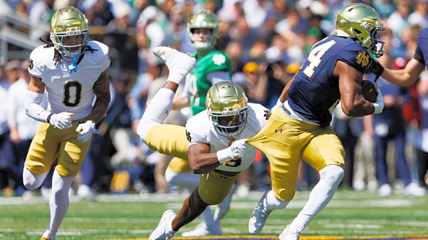 Predicting the remaining key Notre Dame position battles following CJ Carr beating Kenny Minchey out for the starting QB job