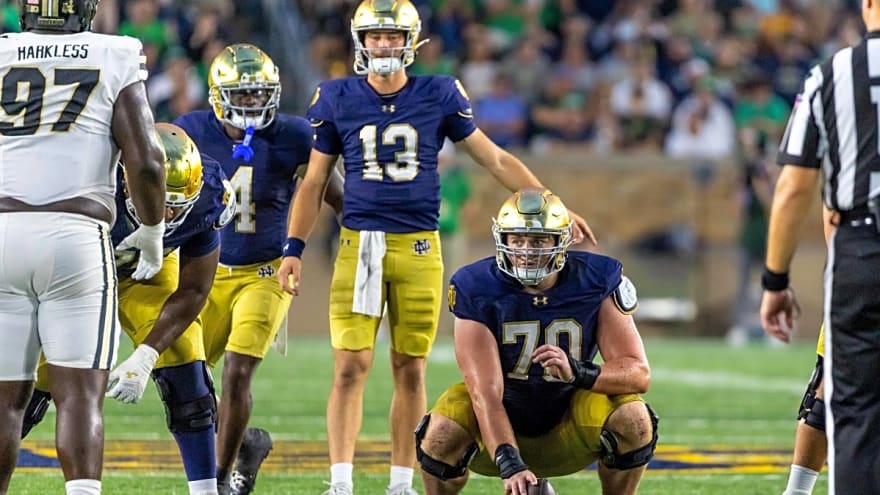 Notre Dame is dealt a difficult injury update, Fighting Irish offense forced to reshuffle to find replacement for vital starter