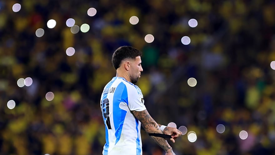 Nicolas Otamendi Hit Blow With A One Game Suspension At The World Cup