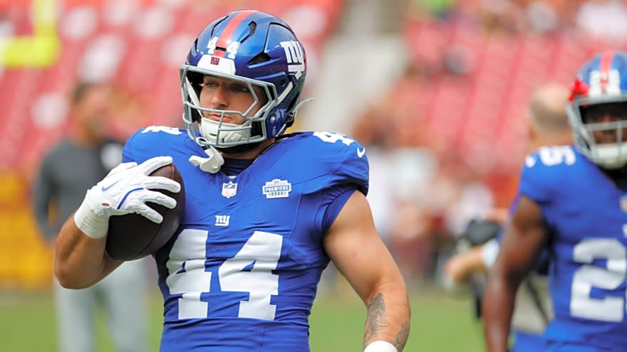 NFL Makes Punishment Decision on Giants RB Cam Skattebo