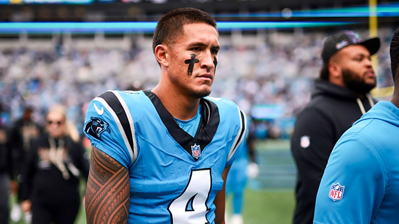 Dave Canales made sure to turn two costly plays from Week 6 into learning moments for Tetairoa McMillan and Xavier Legette