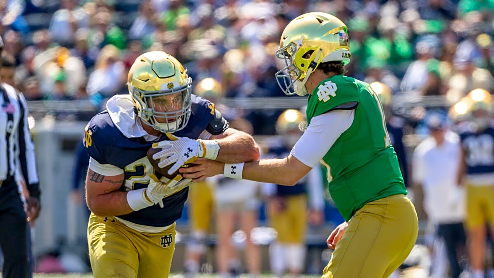 Former Notre Dame quarterback eyeing revenge against the Fighting Irish following recent good news that he needed desperately 