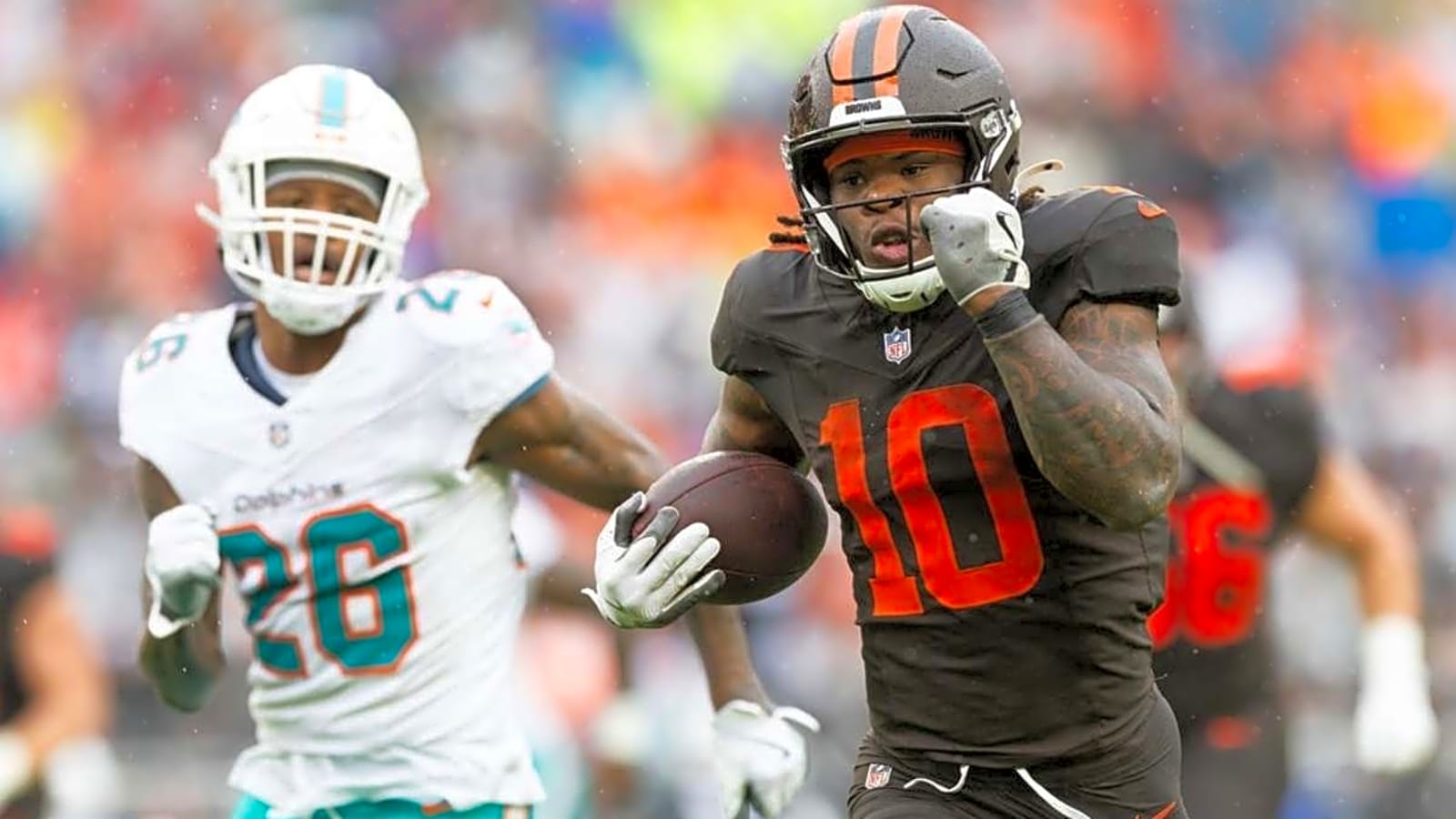 Myles Garrett shares his true thoughts on Browns RB Quinshon Judkins following what he did to the Dolphins
