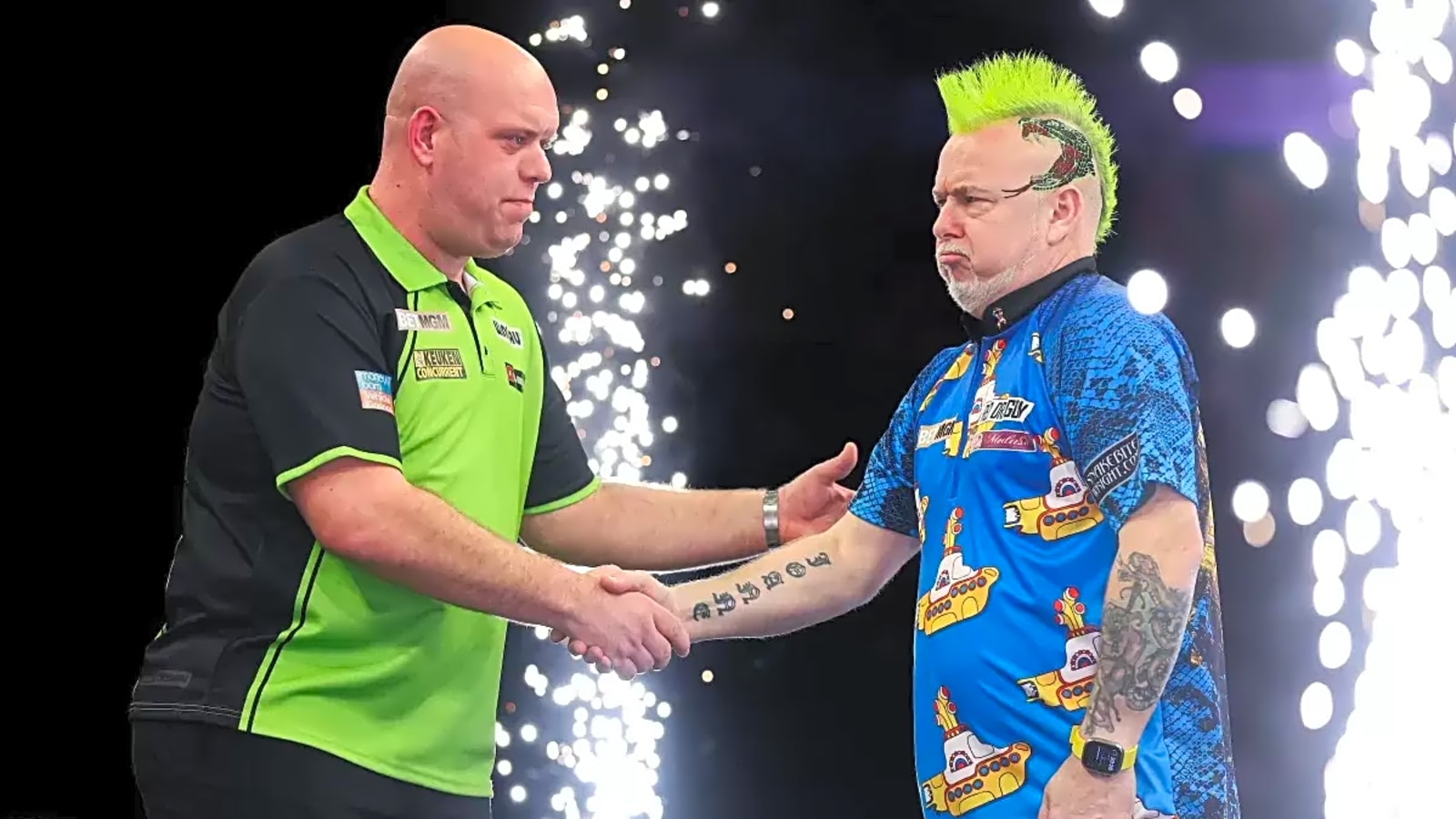 Only Michael van Gerwen and Peter Wright left standing as remarkable World Series Finals record continues