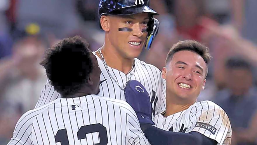 Yankees sweep Mariners in walk-off fashion
