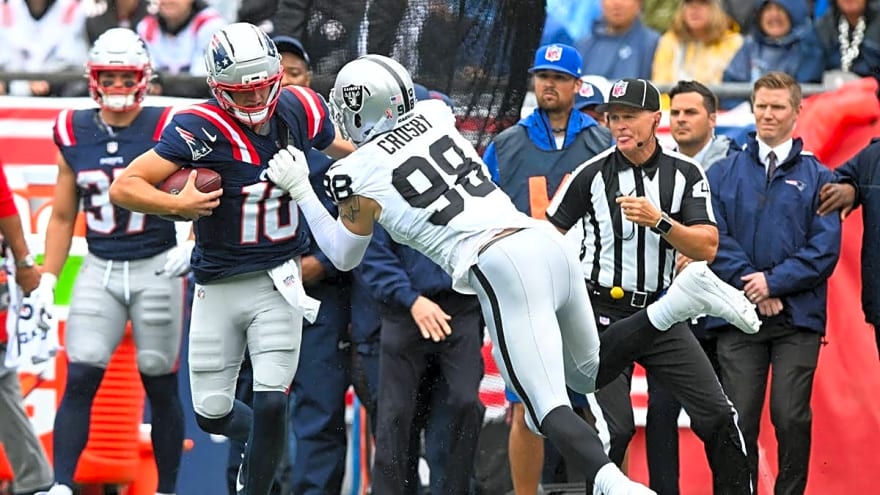 Why the Raiders’ League-Leading Takeaway Unit Is Drake Maye’s Scariest Test Yet