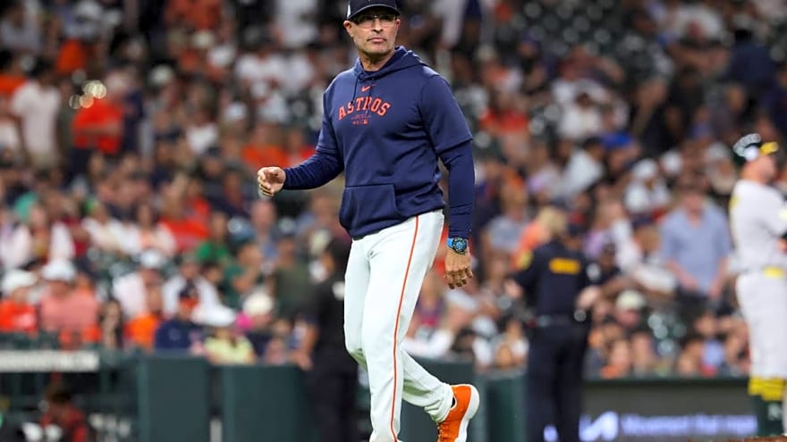 Astros Make Roster Change Ahead of Tigers Finale