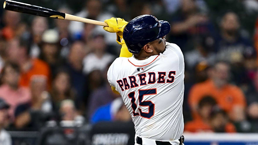 Astros’ Isaac Paredes opens up about trade rumors after reporting to camp