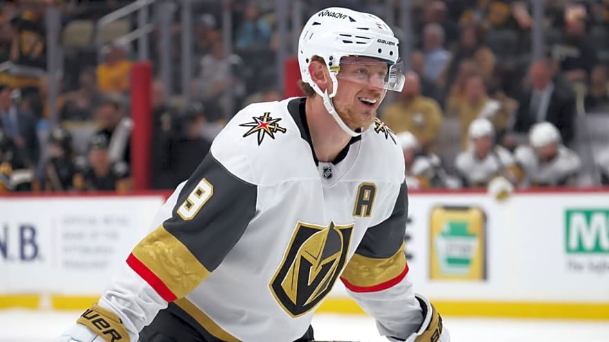 Golden Knights’ Jack Eichel punches playoff ticket with OT goal over Avalanche
