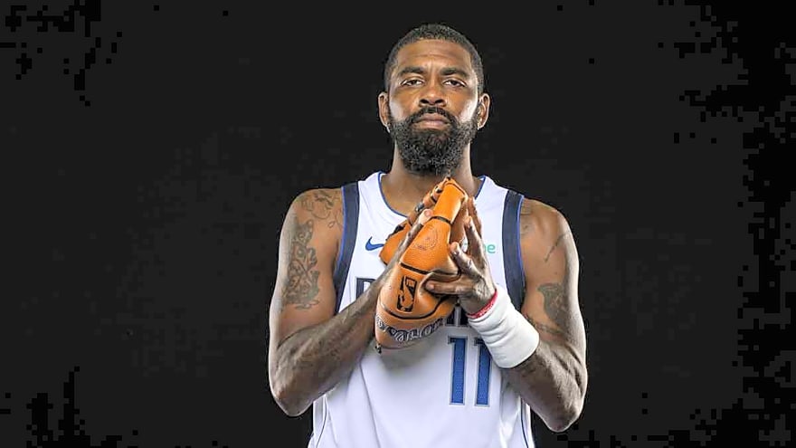 Mavericks star Kyrie Irving drops robot but not with a sick crossover