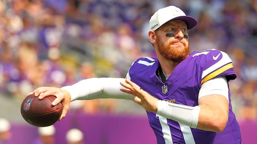 Kevin O'Connell names Carson Wentz Vikings' backup QB, talks J.J. McCarthy's future