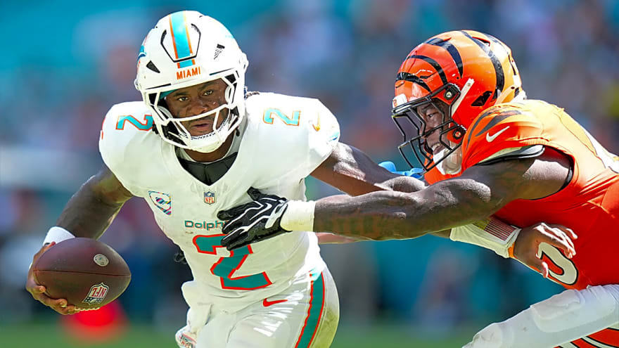 Dolphins’ Jeff Hafley giving no thought to benching Malik Willis despite 0-5 start