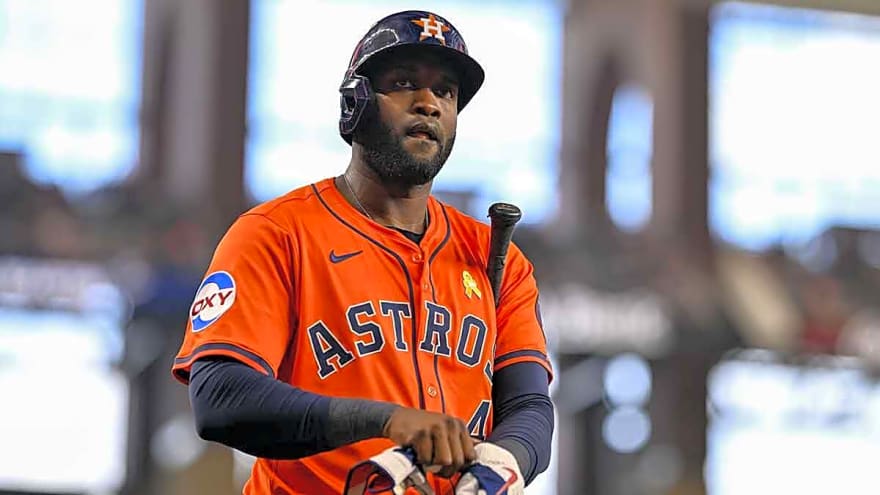Astros’ Yordan Alvarez won’t play Sunday vs. Cubs, but it’s not because of injury scare
