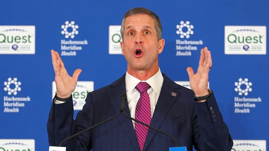 New York Giants React to Coach Harbaugh News on Monday