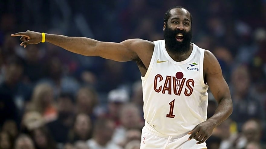 James Harden Reaches NBA Playoffs Milestone in Raptors-Cavaliers Game 1