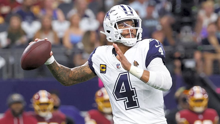 Cowboys’ Dak Prescott passes Tony Romo with unreal TD to CeeDee Lamb