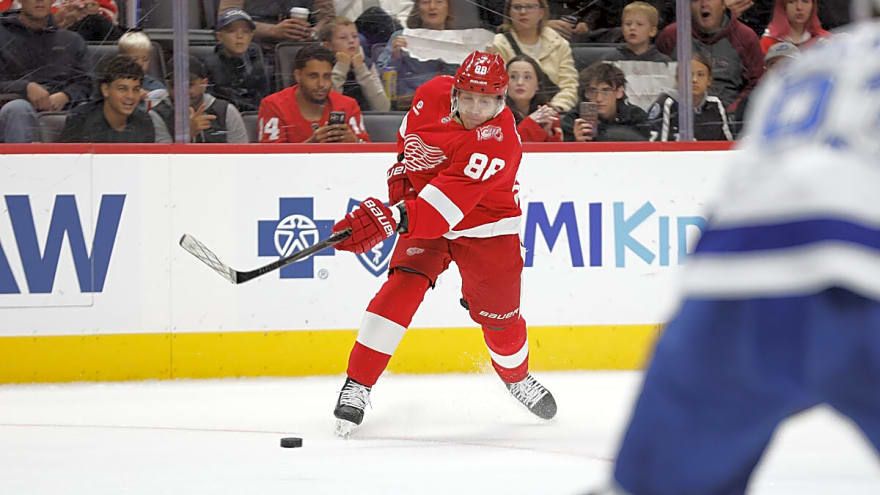 Red Wings’ Patrick Kane, Lucas Raymond won’t play vs. Oilers after injury scare