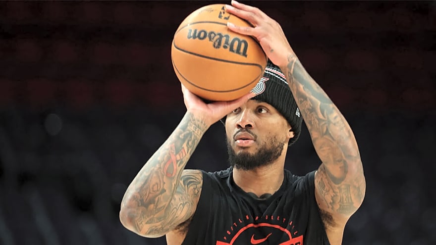 Blazers flex Damian Lillard’s ridiculous shooting practice total