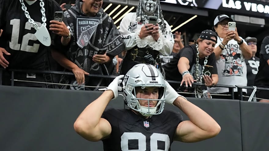 Raiders’ Brock Bowers added to injury report at the last minute before Chiefs clash