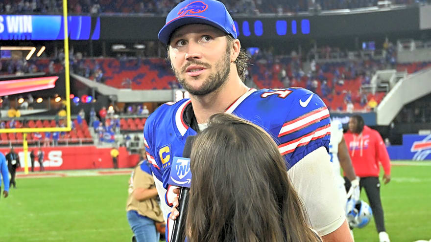 Bills’ Josh Allen reflects on ‘coolest job in the world’ after lighting up Lions in new stadium
