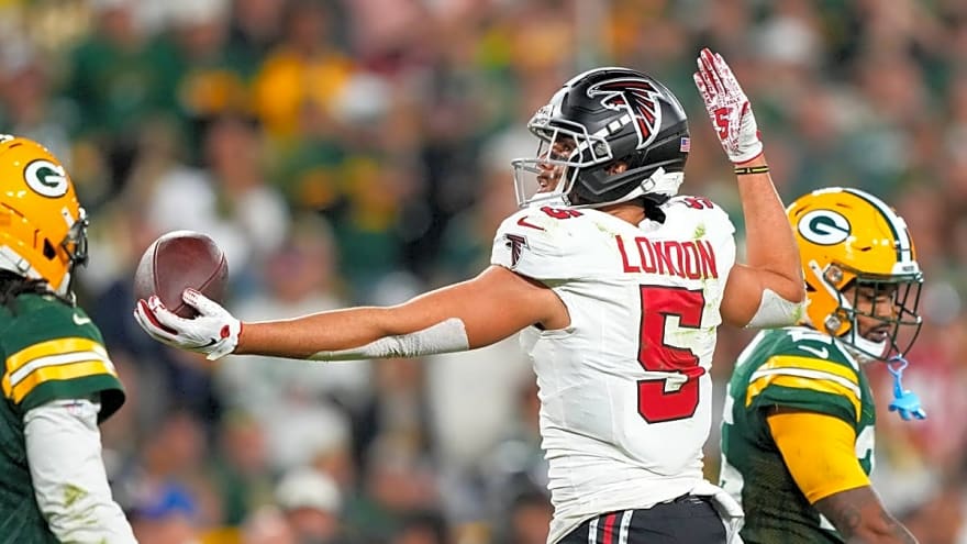 Atlanta Falcons Wide Receiver Drake London Make PFFs Team of The Week for Week 3