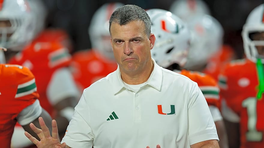 Miami HC Mario Cristobal announces 2 season-ending injuries after Wake Forest game