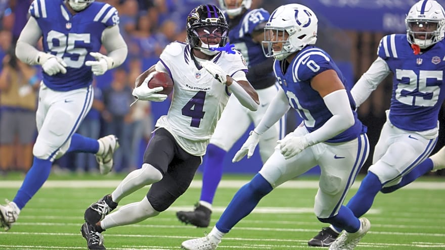 It took a half for Ravens’ Zay Flowers to show why he got $140 million contract, but then he got hurt