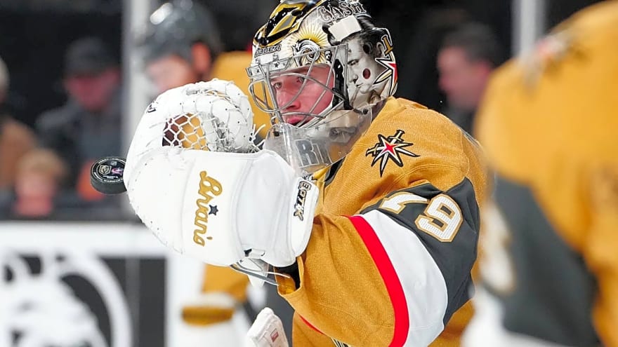 Golden Knights' Carter Hart Injury Concern Addressed After Game 1 Win vs. Avalanche