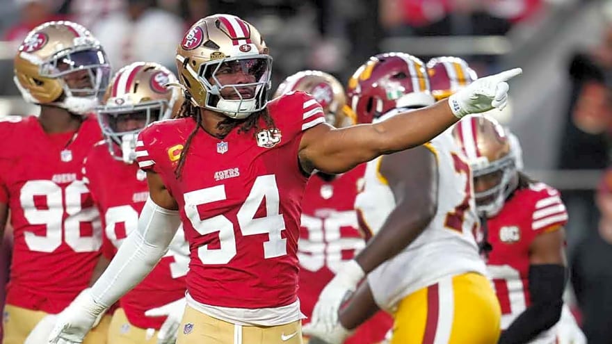 Why 49ers’ Fred Warner was fined twice vs. Commanders