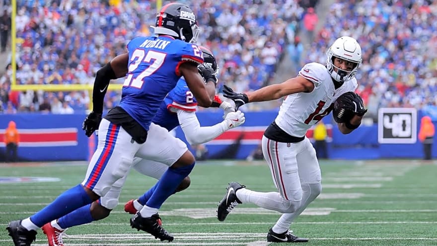 Michael Wilson's Stock Climbs, Marvin Harrison Jr.'s Dips in Cardinals' Loss to Giants