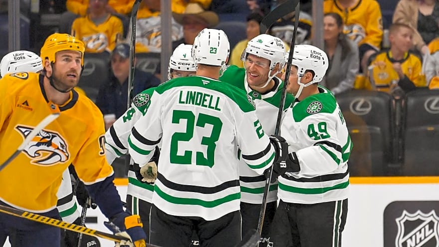 Stars Score 47 Seconds In, Fall 2-1 To Predators For 0-2 Start