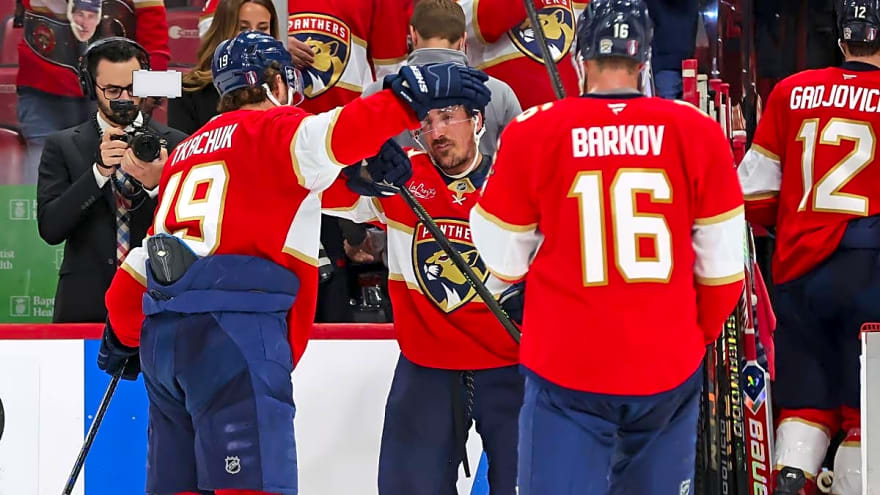Panthers' Matthew Tkachuk Sends 'Brutal' Message on Brad Marchand's Injury
