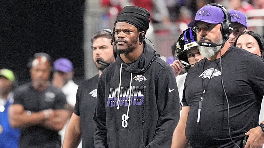What Jesse Minter said after Lamar Jackson didn’t practice for Ravens on Wednesday